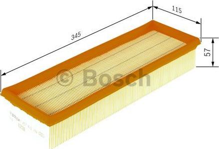 BOSCH 1 457 433 299 - Въздушен филтър vvparts.bg