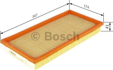 BOSCH 1 457 433 298 - Въздушен филтър vvparts.bg