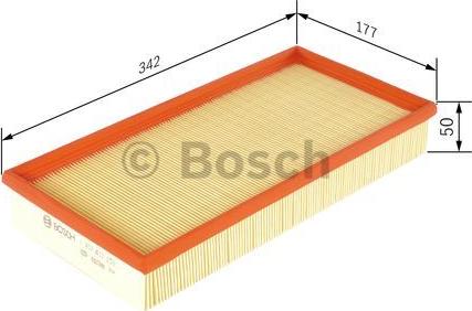 BOSCH 1 457 433 250 - Въздушен филтър vvparts.bg