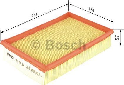 BOSCH 1 457 433 264 - Въздушен филтър vvparts.bg