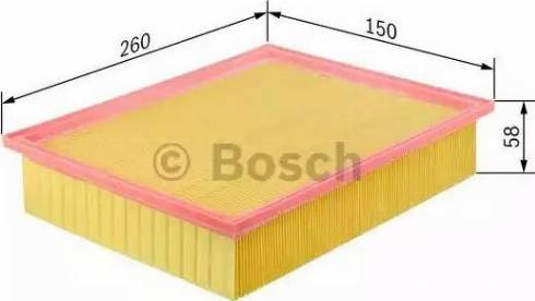 BOSCH 1 457 433 792 - Въздушен филтър vvparts.bg