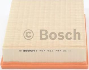 BOSCH 1 457 433 747 - Въздушен филтър vvparts.bg