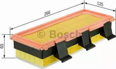 BOSCH 1 457 433 819 - Въздушен филтър vvparts.bg