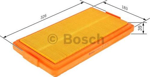 BOSCH 1 457 429 928 - Въздушен филтър vvparts.bg