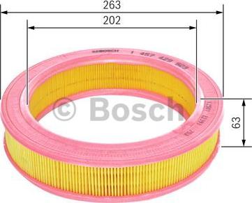 BOSCH 1 457 429 923 - Въздушен филтър vvparts.bg