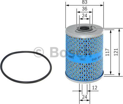 BOSCH 1 457 429 610 - Маслен филтър vvparts.bg