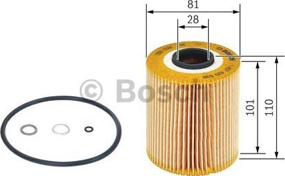 BOSCH 1 457 429 638 - Маслен филтър vvparts.bg