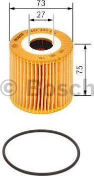 BOSCH 1 457 429 284 - Маслен филтър vvparts.bg