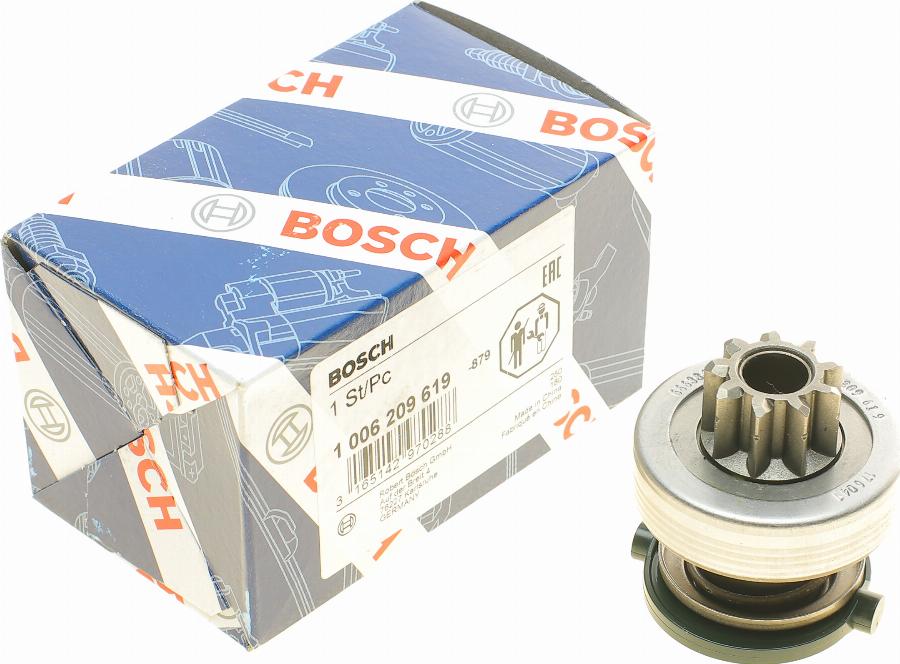 BOSCH 1 006 209 619 - Зъбно колелце, стартер vvparts.bg