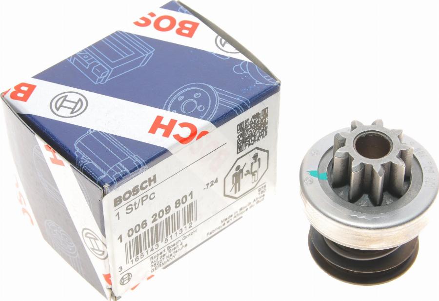 BOSCH 1 006 209 801 - Зъбно колелце, стартер vvparts.bg