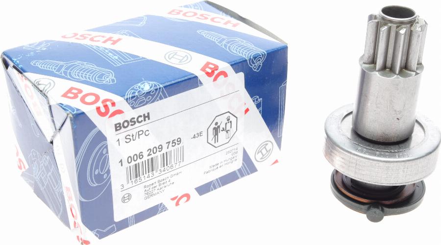 BOSCH 1 006 209 759 - Зъбно колелце, стартер vvparts.bg