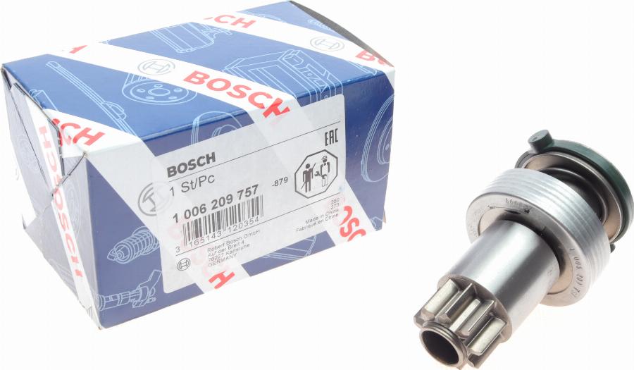 BOSCH 1 006 209 757 - Зъбно колелце, стартер vvparts.bg