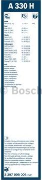 BOSCH 3 397 008 006 - Перо на чистачка vvparts.bg