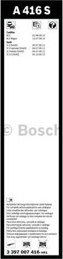 BOSCH 3 397 007 416 - Перо на чистачка vvparts.bg