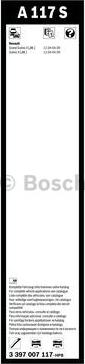 BOSCH 3 397 007 117 - Перо на чистачка vvparts.bg