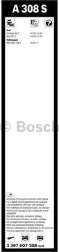 BOSCH 3 397 007 308 - Перо на чистачка vvparts.bg