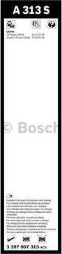 BOSCH 3 397 007 313 - Перо на чистачка vvparts.bg