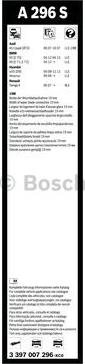 BOSCH 3 397 007 296 - Перо на чистачка vvparts.bg