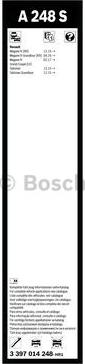 BOSCH 3 397 014 248 - Перо на чистачка vvparts.bg