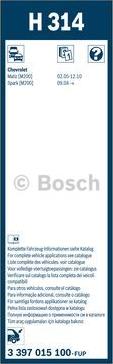 BOSCH 3 397 015 100 - Перо на чистачка vvparts.bg