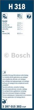 BOSCH 3 397 015 303 - Перо на чистачка vvparts.bg