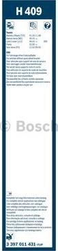 BOSCH 3 397 011 431 - Перо на чистачка vvparts.bg