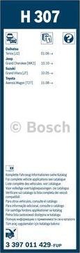 BOSCH 3 397 011 429 - Перо на чистачка vvparts.bg