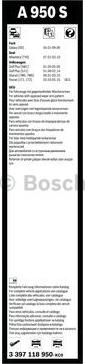 BOSCH 3 397 118 950 - Перо на чистачка vvparts.bg