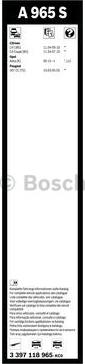 BOSCH 3 397 118 965 - Перо на чистачка vvparts.bg