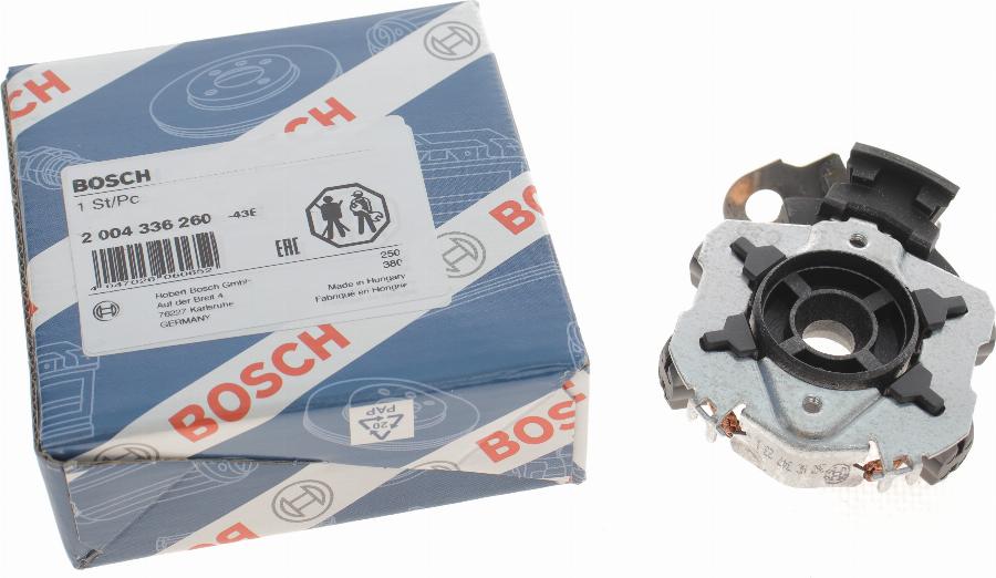 BOSCH 2 004 336 260 - Държач, карбонови четки vvparts.bg