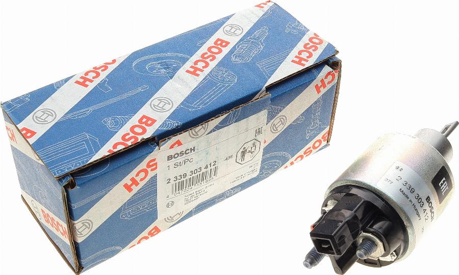 BOSCH 2 339 303 412 - Магнитен превключвател, стартер vvparts.bg