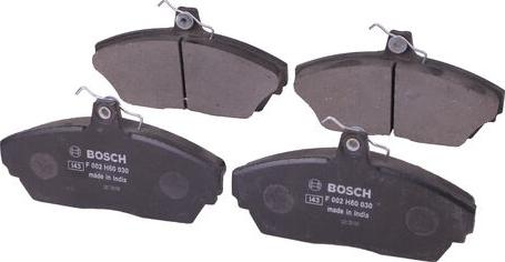BOSCH F 002 H60 030 - Комплект спирачно феродо, дискови спирачки vvparts.bg