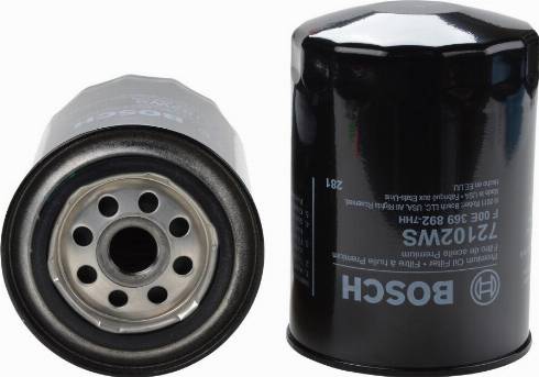 BOSCH F 00E 369 892 - Маслен филтър vvparts.bg