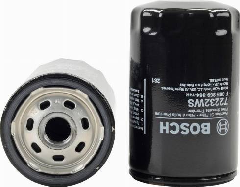 BOSCH F 00E 369 864 - Маслен филтър vvparts.bg