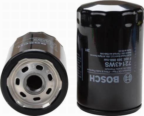 BOSCH F 00E 369 860 - Маслен филтър vvparts.bg