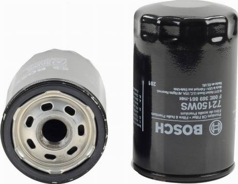 BOSCH F 00E 369 861 - Маслен филтър vvparts.bg