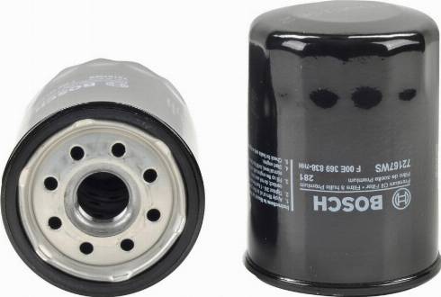 BOSCH F 00E 369 838 - Маслен филтър vvparts.bg