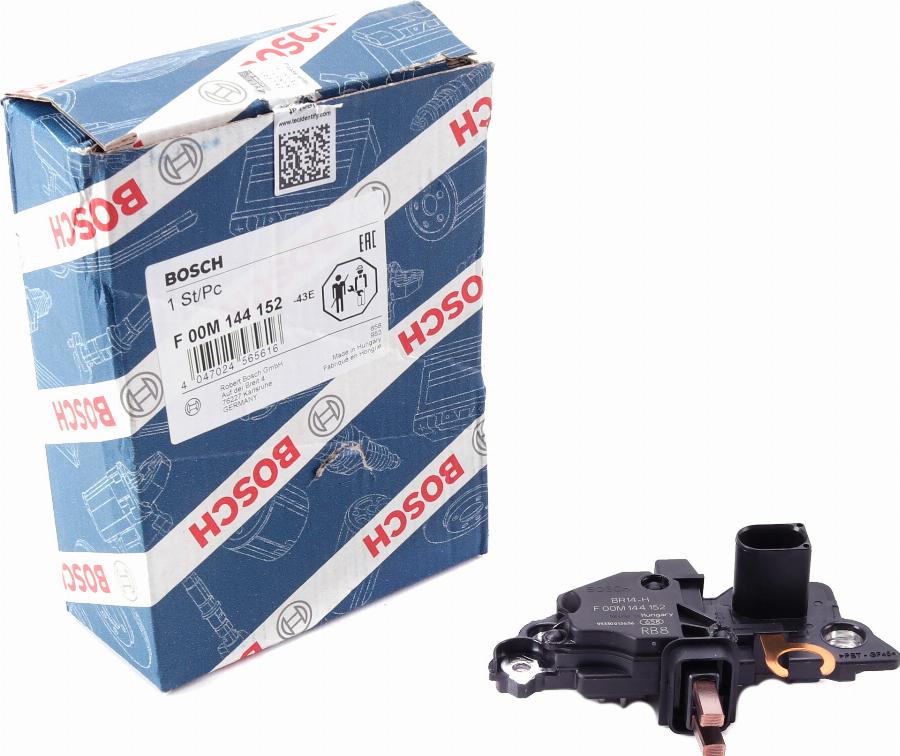 BOSCH F 00M 144 152 - Регулатор на генератор vvparts.bg