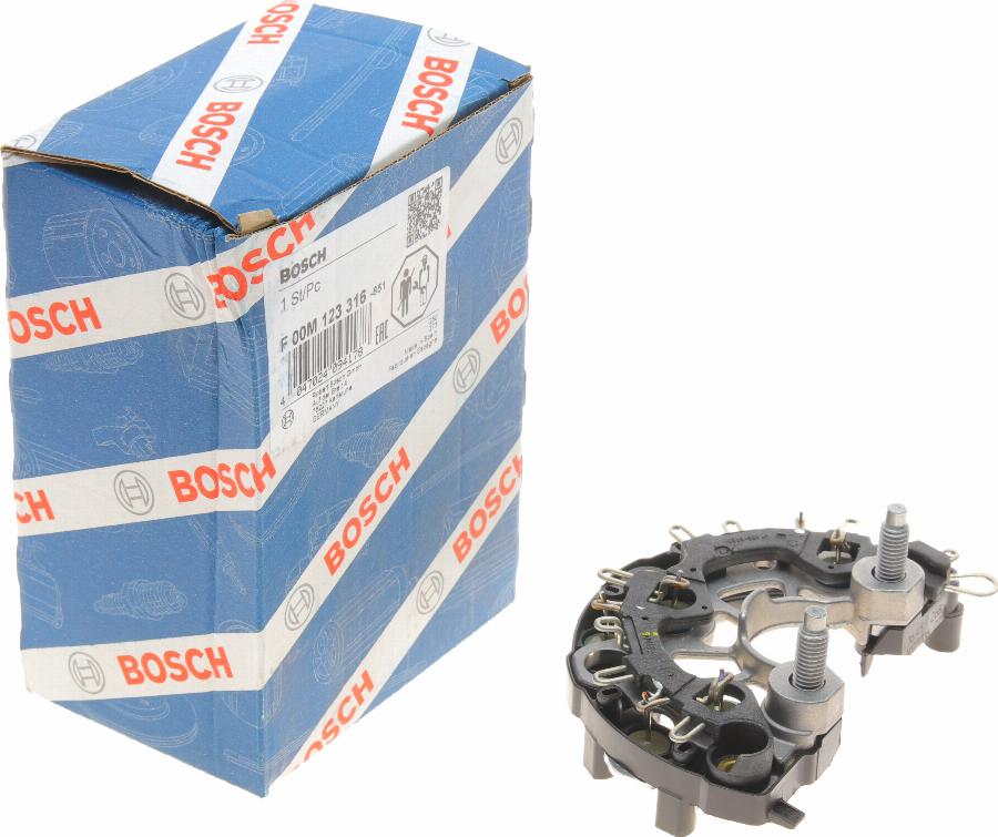 BOSCH F 00M 123 316 - Изправител, генератор vvparts.bg