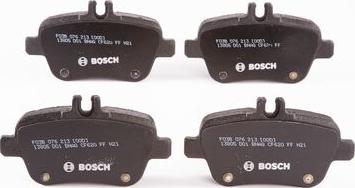 BOSCH F 03B 076 213 - Комплект спирачно феродо, дискови спирачки vvparts.bg