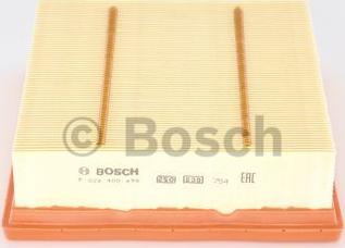BOSCH F 026 400 498 - Въздушен филтър vvparts.bg