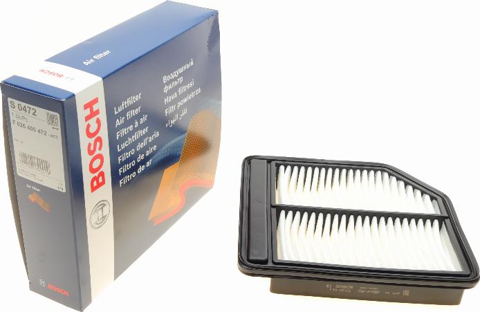 BOSCH F 026 400 472 - Въздушен филтър vvparts.bg