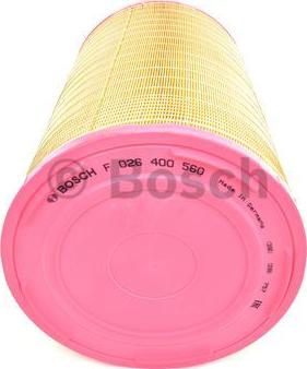 BOSCH F 026 400 560 - Въздушен филтър vvparts.bg