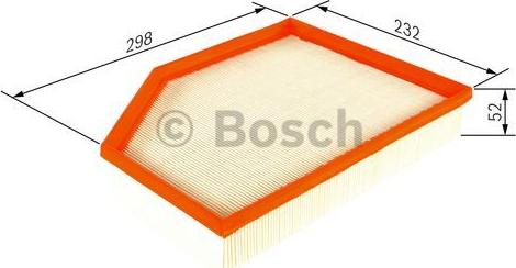 BOSCH F 026 400 501 - Въздушен филтър vvparts.bg