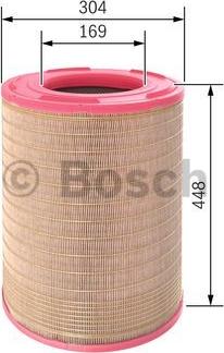 BOSCH F 026 400 526 - Въздушен филтър vvparts.bg