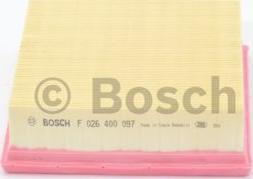 BOSCH F 026 400 097 - Въздушен филтър vvparts.bg