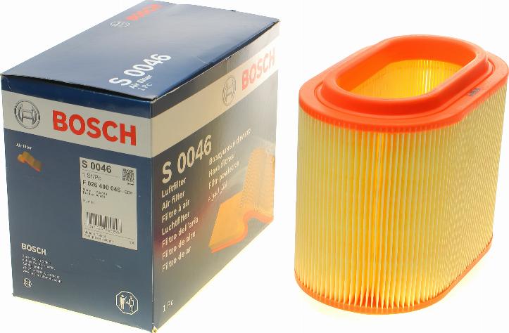 BOSCH F 026 400 046 - Въздушен филтър vvparts.bg