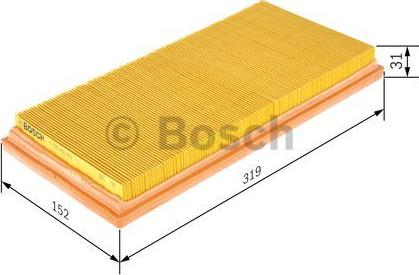 BOSCH F 026 400 053 - Въздушен филтър vvparts.bg