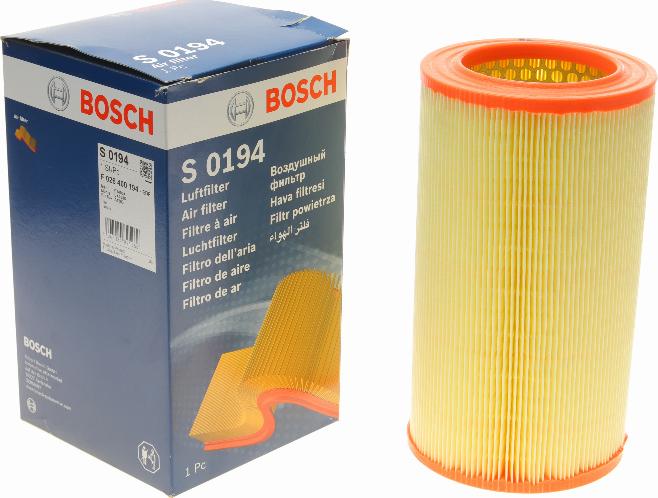 BOSCH F 026 400 194 - Въздушен филтър vvparts.bg