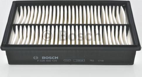 BOSCH F 026 400 129 - Въздушен филтър vvparts.bg